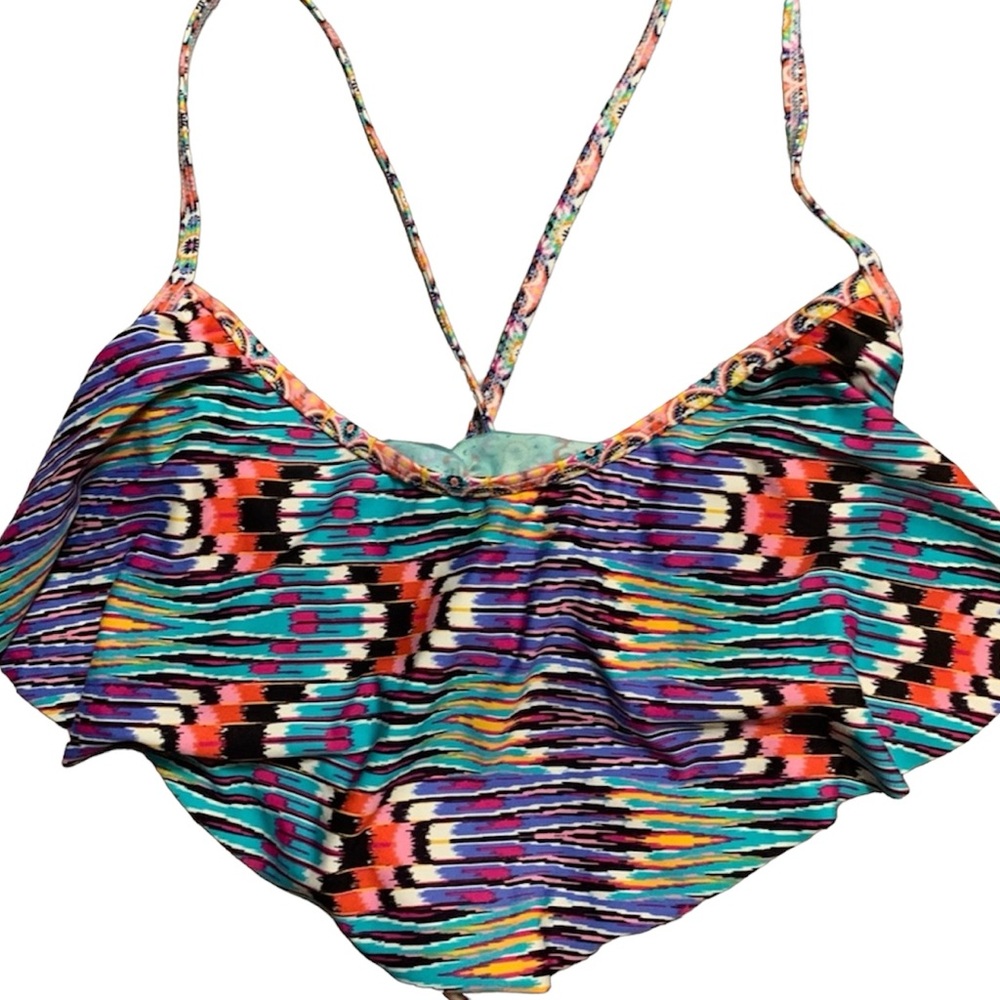 Blush plunging top NWOT bikini swimwear  juniors sz M